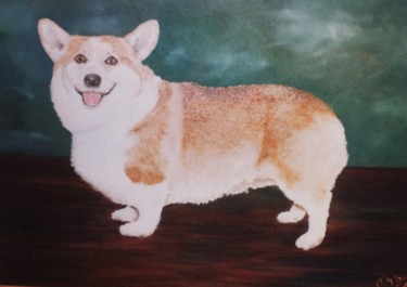 Portrait of Award-winning Corgi (Detail)